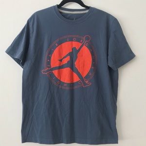 Blue & Orange Air Jordan T-shirt